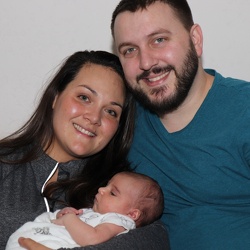 2019 Dec 24 Emilia Noelle Girard meets the world!