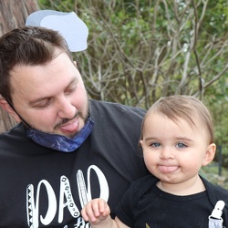 2021 Jan 31 Emilia's First Birthday Party at the San Diego Safari Park